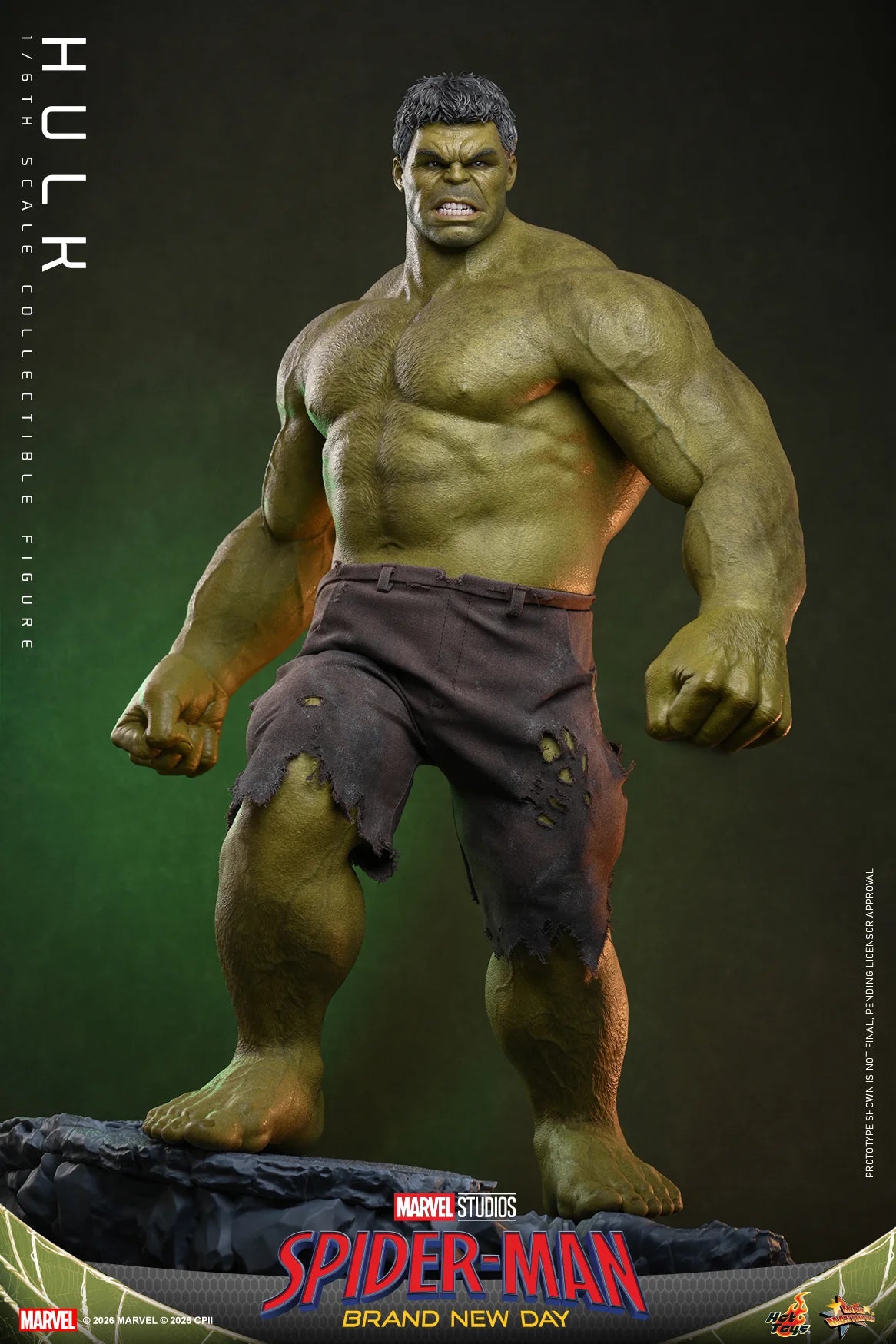 PRE ORDER - Hot Toys MMS905 – Spider-Man: Brand New Day - 1/6 scale Hulk Collectible Figure