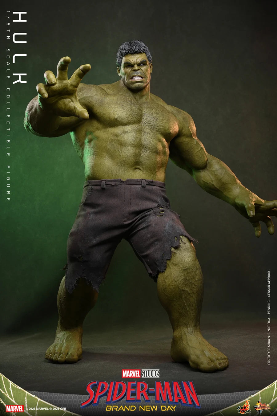 PRE ORDER - Hot Toys MMS905 – Spider-Man: Brand New Day - 1/6 scale Hulk Collectible Figure