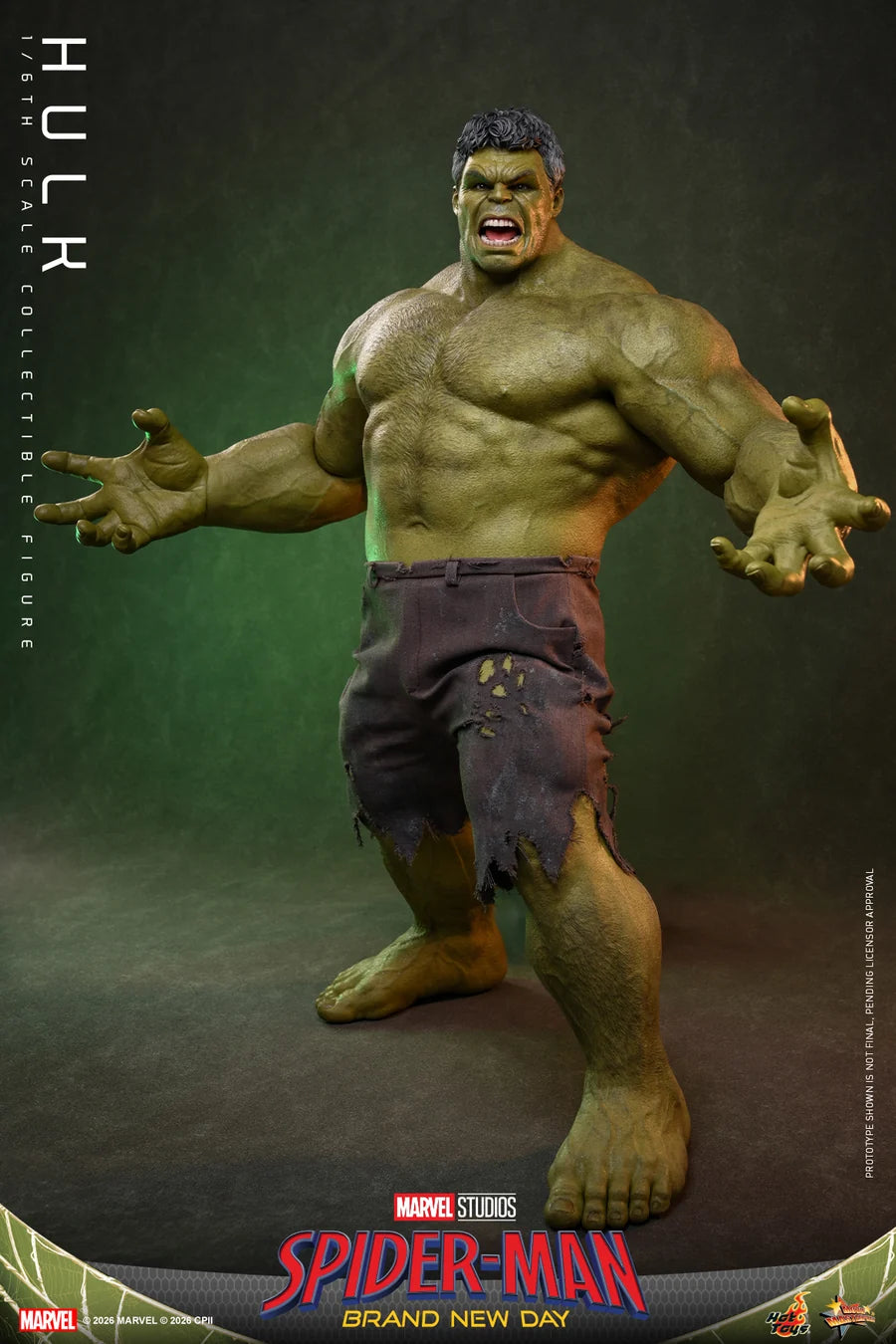 PRE ORDER - Hot Toys MMS905 – Spider-Man: Brand New Day - 1/6 scale Hulk Collectible Figure