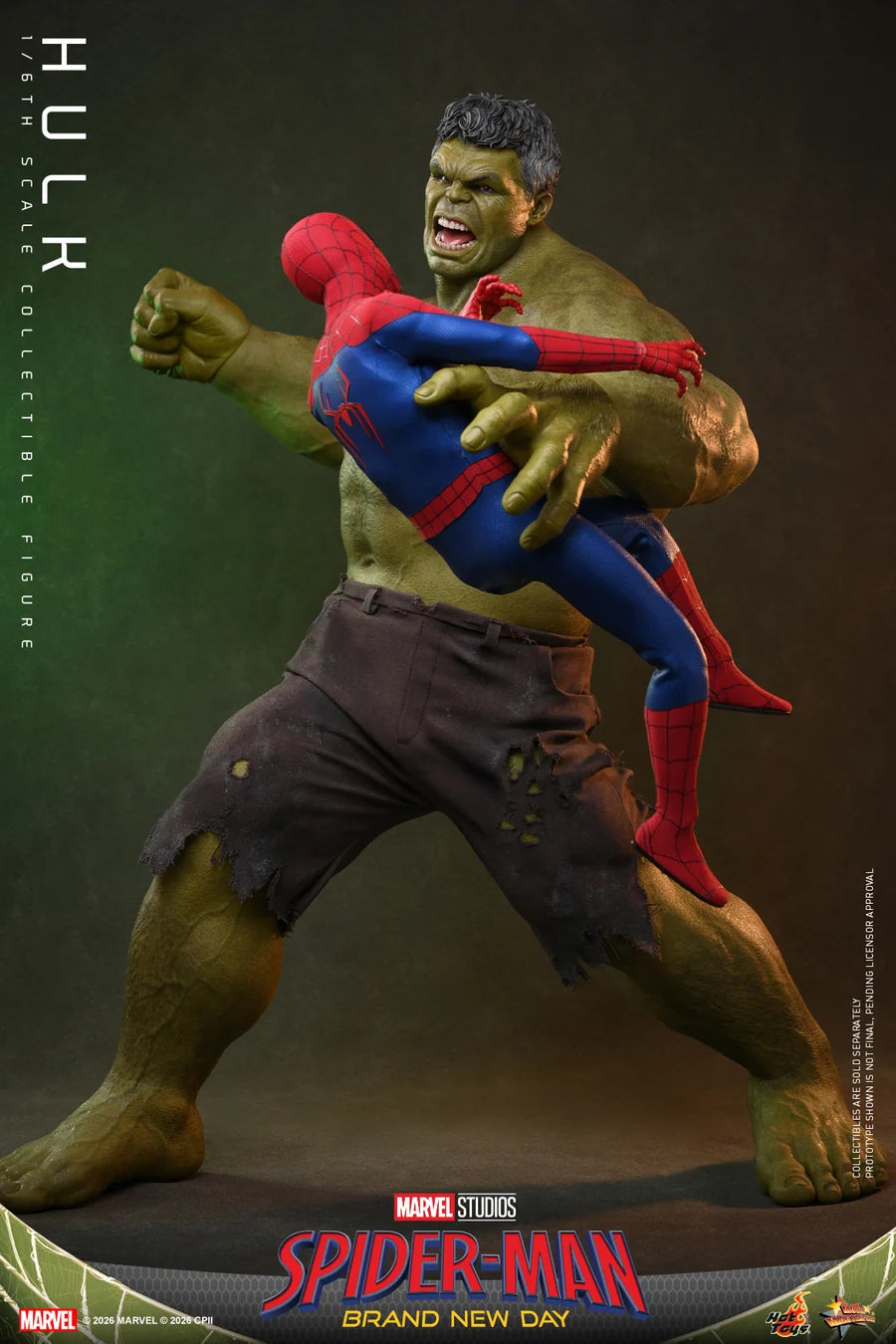 PRE ORDER - Hot Toys MMS905 – Spider-Man: Brand New Day - 1/6 scale Hulk Collectible Figure