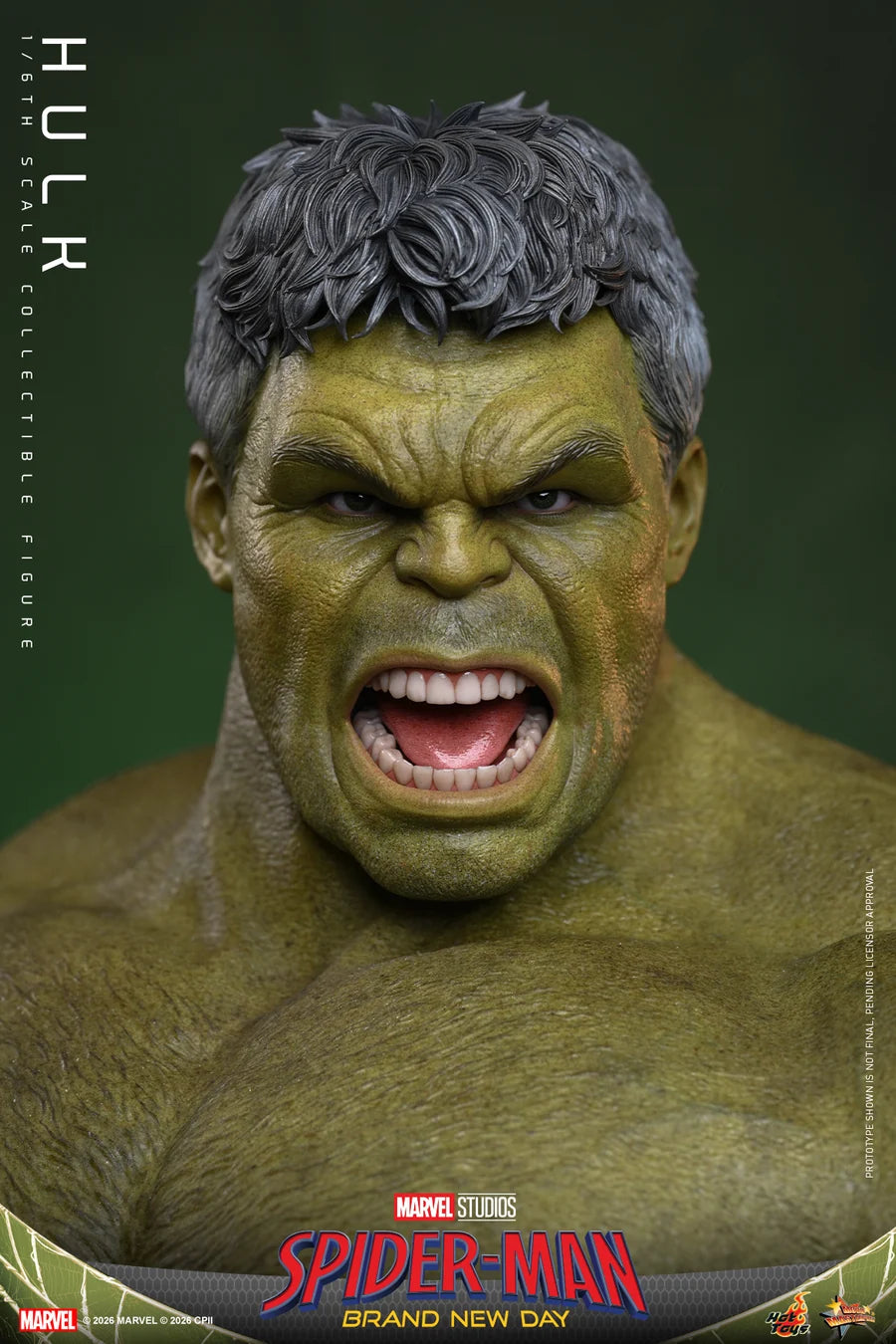PRE ORDER - Hot Toys MMS905 – Spider-Man: Brand New Day - 1/6 scale Hulk Collectible Figure