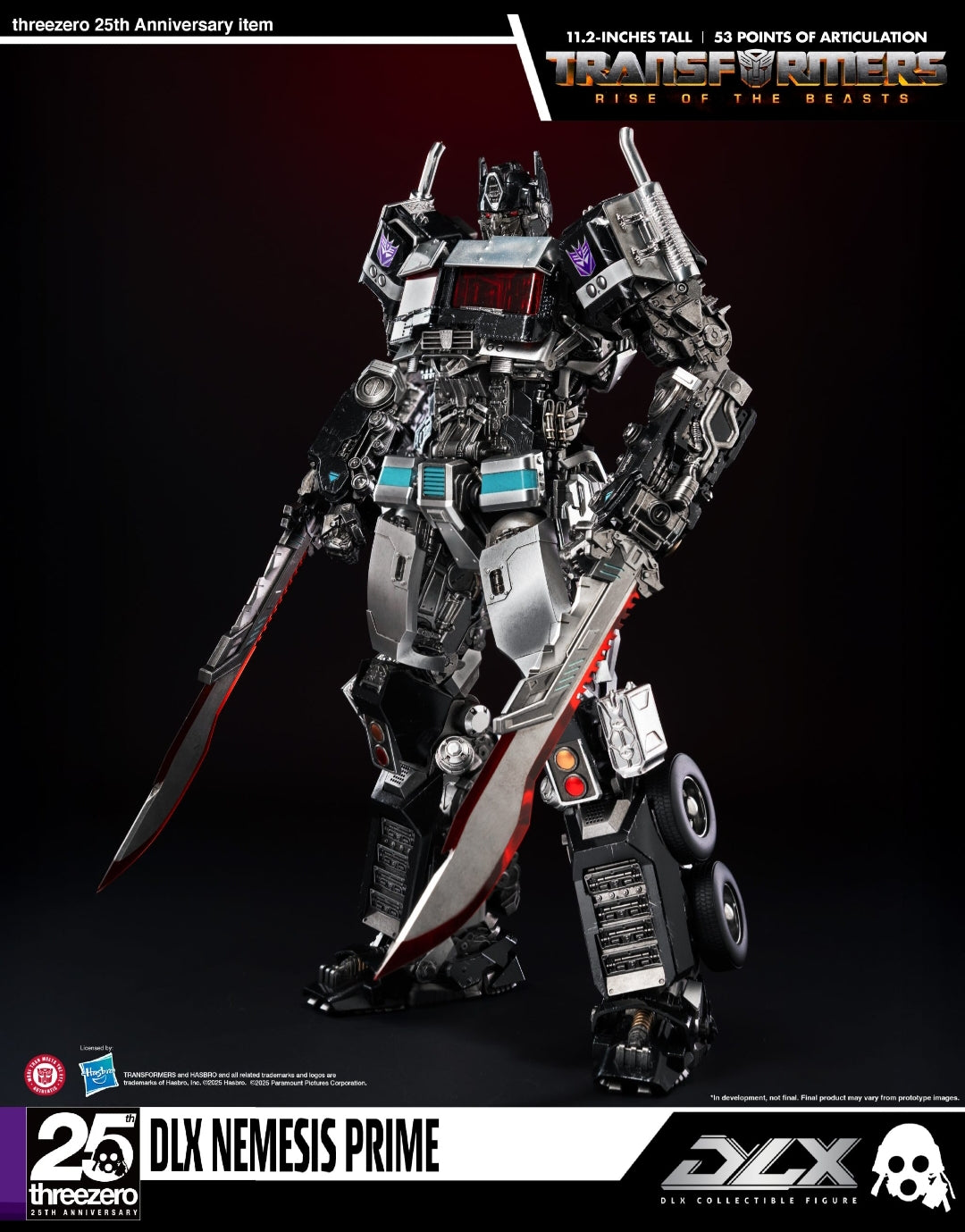 Threezero Transformer DLX Nemesis Prime Rise of the Beast