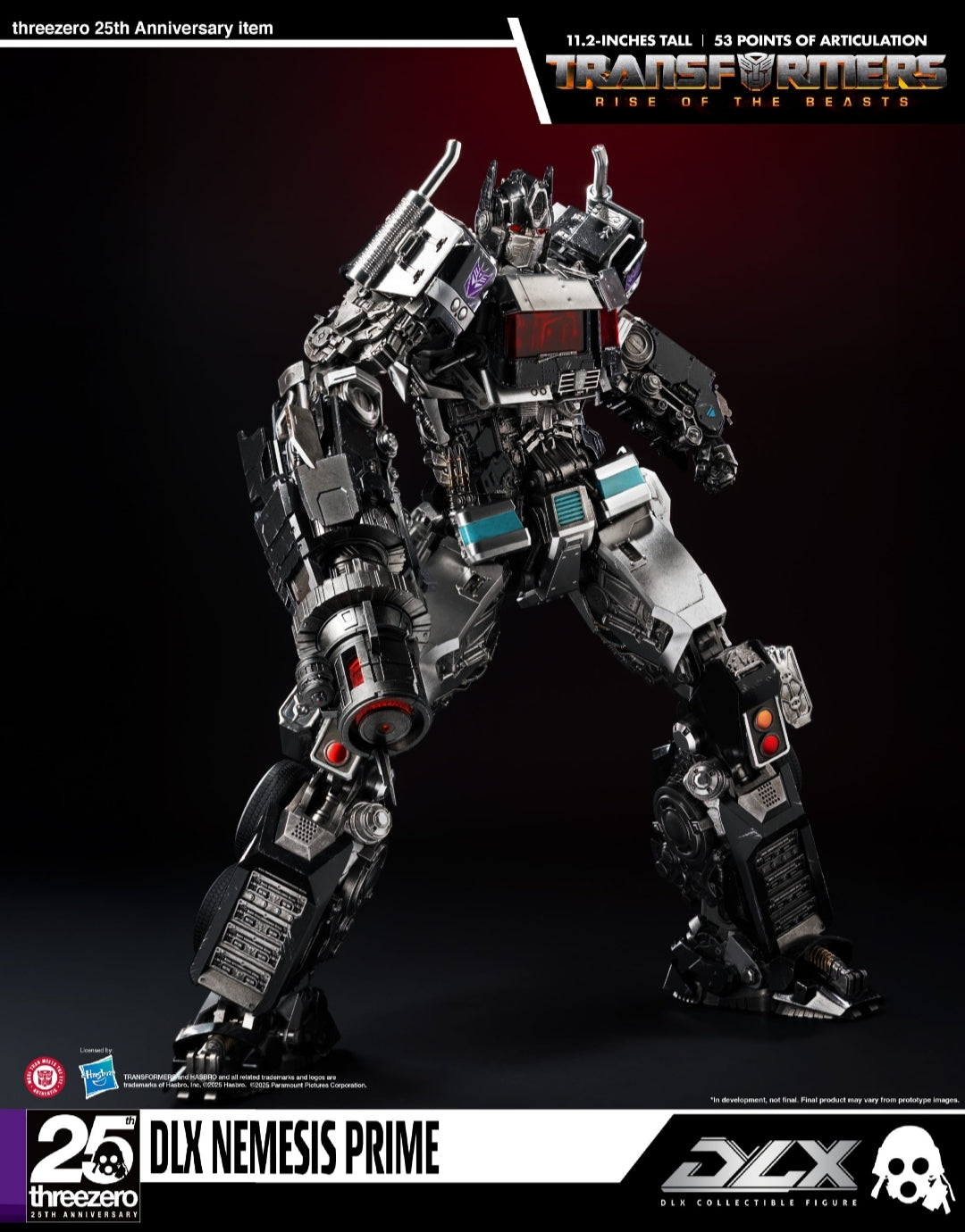 Threezero Transformer DLX Nemesis Prime Rise of the Beast