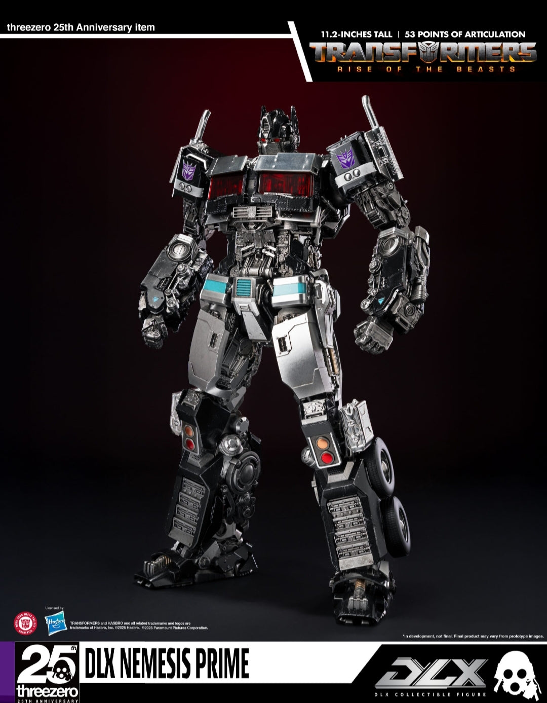 Threezero Transformer DLX Nemesis Prime Rise of the Beast