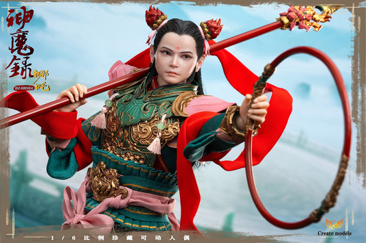 植发可动眼 Createmodels 1/6 神魔录 系列 - 哪吒 DZ-SH504 Gods and Demons Series - Ne Zha