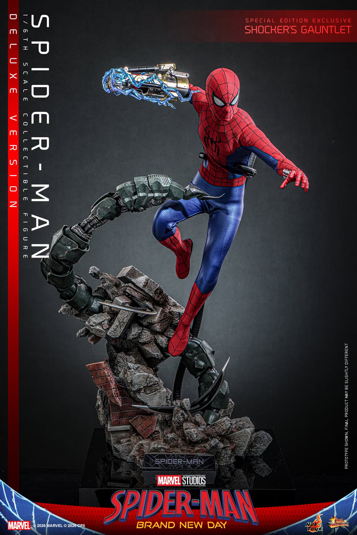PRE ORDER - SPECIAL EDITION Hot Toys MMS892B – Spiderman: Brand New Day - 1/6 scale Spider-Man Collectible Figure