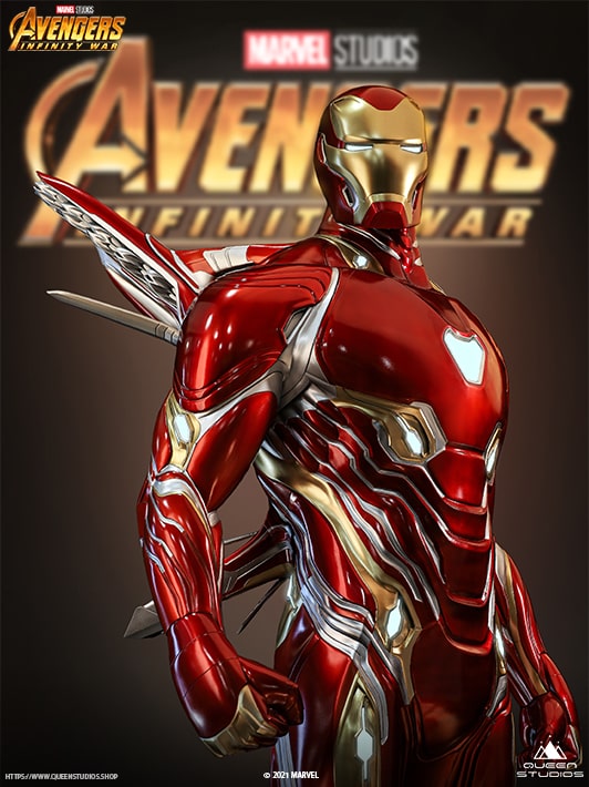 Queen Studios 1/2 Scale Iron Man Mark 50
