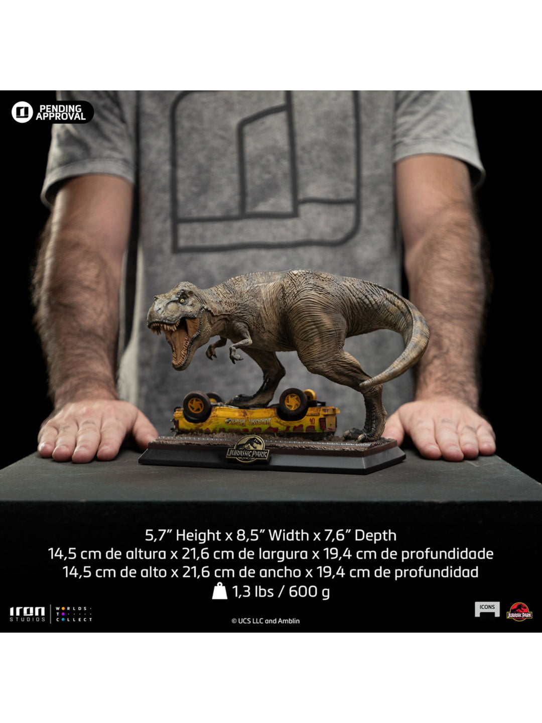 Iron Studio 1/10 Jurassic Park -  T Rex Attack