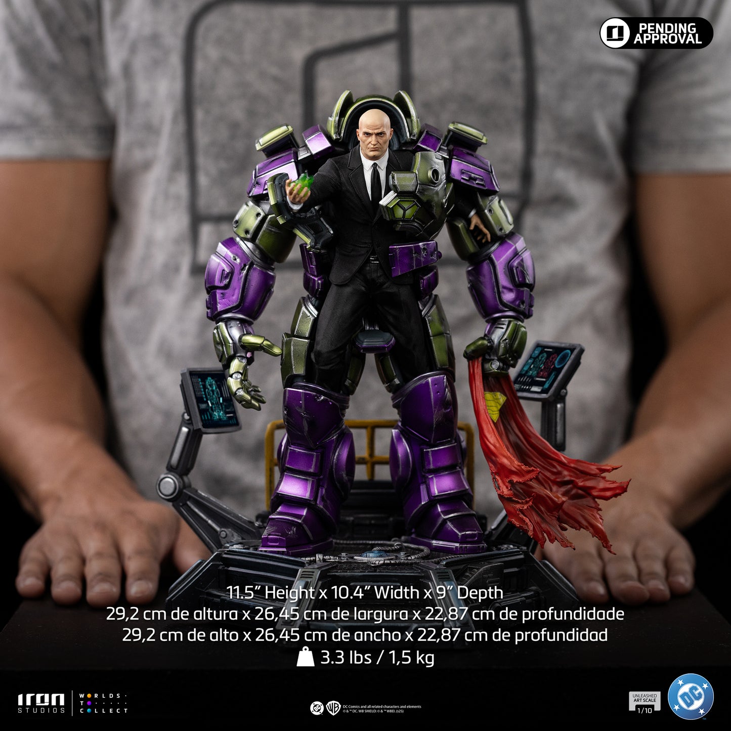 Iron Studio 1/10 Scale Deluxe Lex Luthor Unleashed
