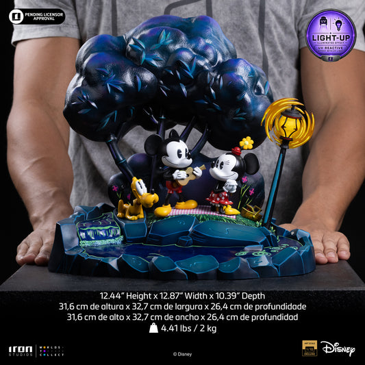 PRE ORDER - Iron Studio Mickey, Minnie and Pluto's Day at the Park - Disney Classics - Deluxe Art Scale 1/10