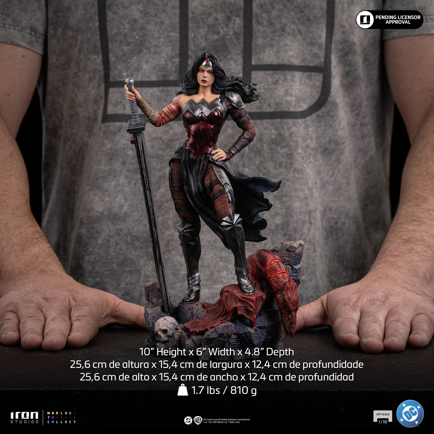 PRE ORDER - Iron Studio Wonder Woman Absolute - DC Comics - Art Scale 1/10
