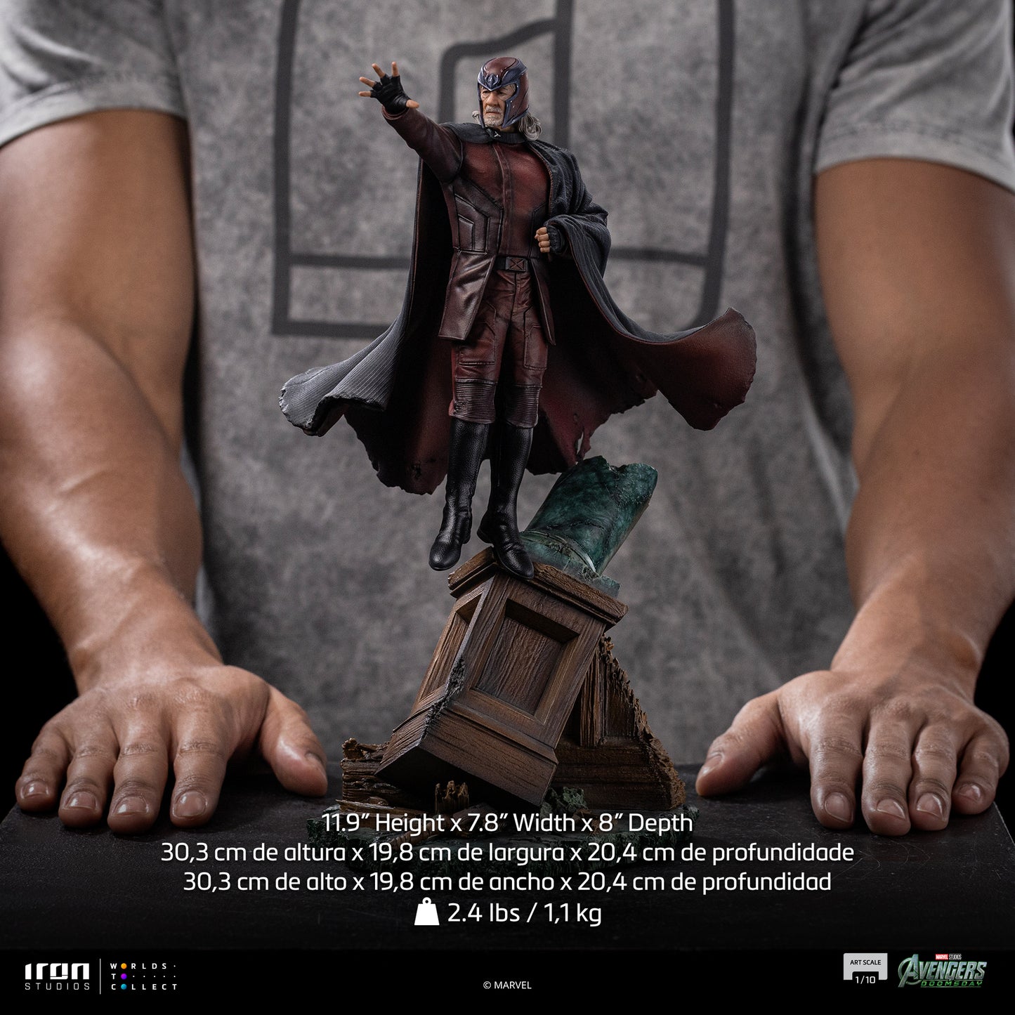PRE ORDER - Iron Studio Magneto - Avengers: Doomsday - Art Scale 1/10