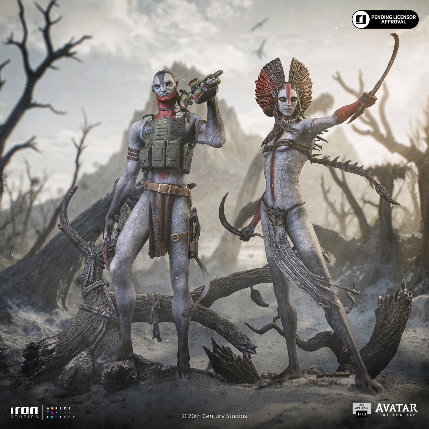 Iron Studio Miles Quaritch -	Avatar 3: Fire and Ash Art Scale 1/10