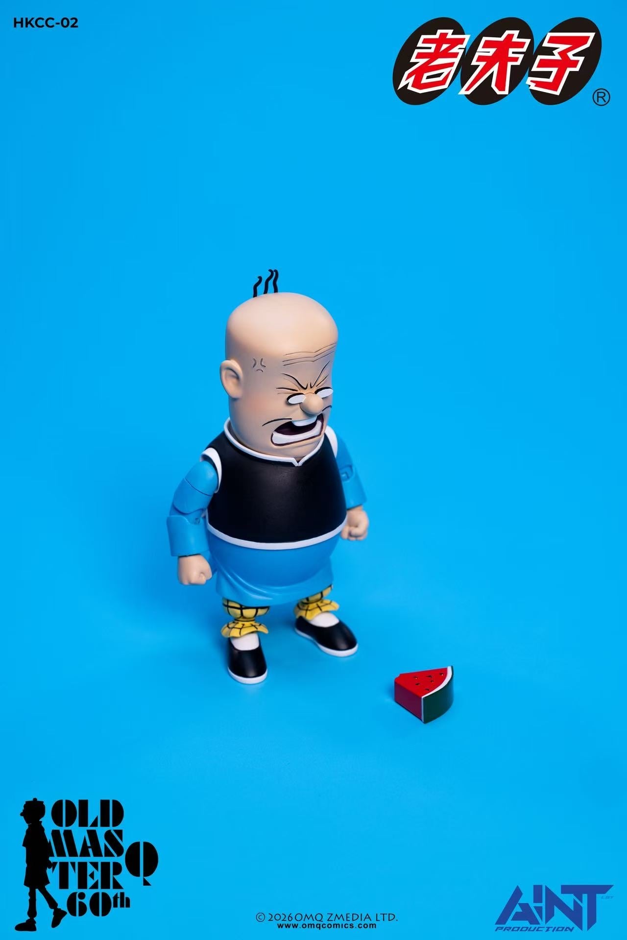 PRE ORDER - AINT Production 1/12 Scale Old Master Q series HKCC-02 Big Potato 老夫子60週年 HKCC-02 1/12 大蕃薯