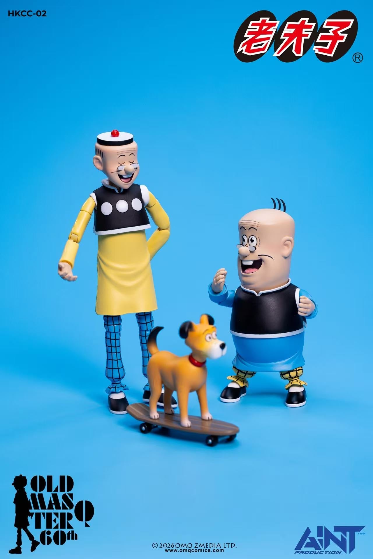 PRE ORDER - AINT Production 1/12 Scale Old Master Q series HKCC-02 Big Potato 老夫子60週年 HKCC-02 1/12 大蕃薯