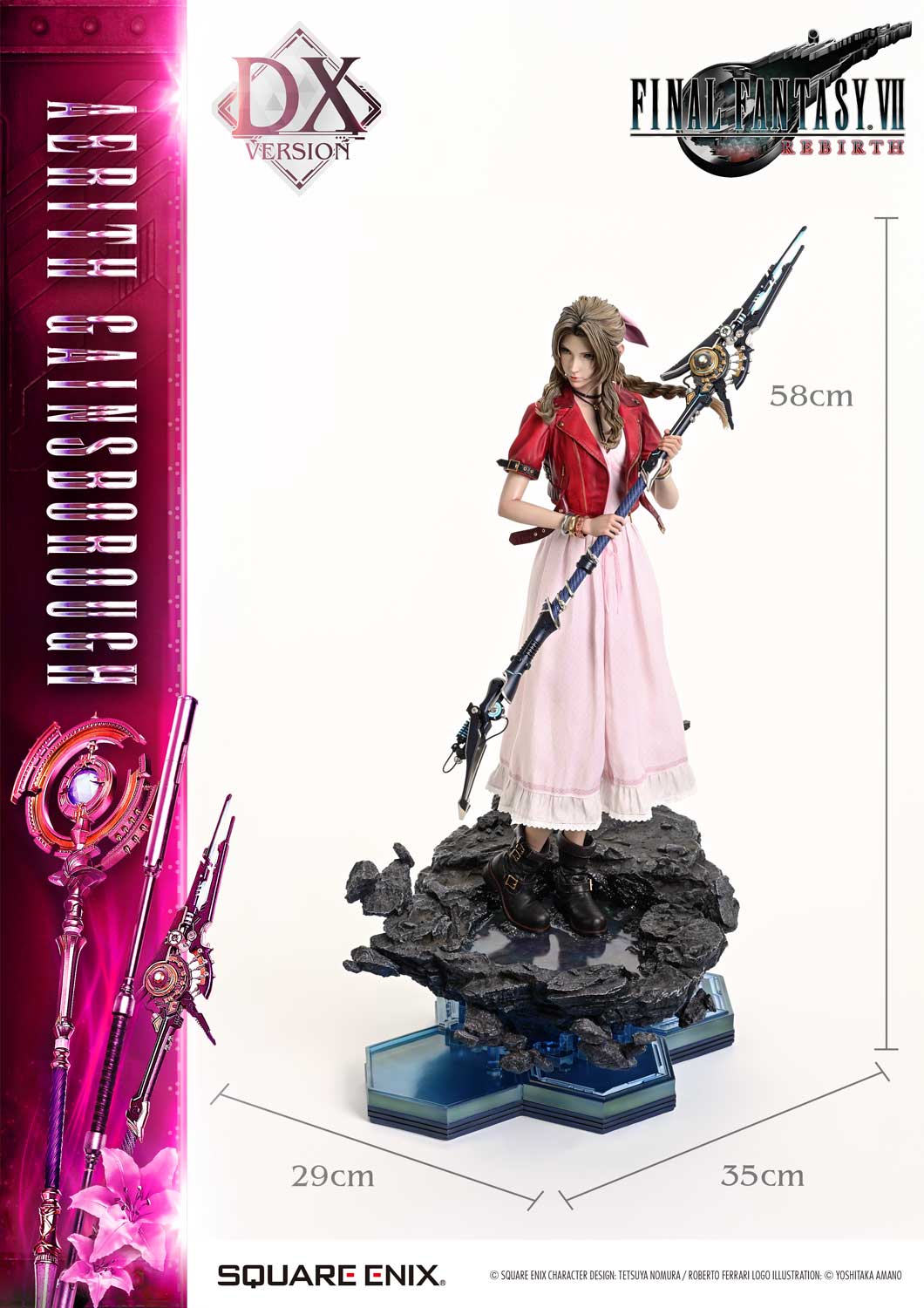 PRE ORDER - Prime 1 Studio Square Enix Masterline Final Fantasy VII Rebirth 1/4 Scale AERITH GAINSBOROUGH SEM-10 SEM-10DX