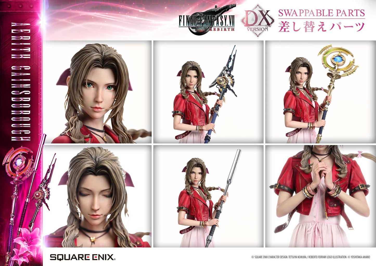 PRE ORDER - Prime 1 Studio Square Enix Masterline Final Fantasy VII Rebirth 1/4 Scale AERITH GAINSBOROUGH SEM-10 SEM-10DX