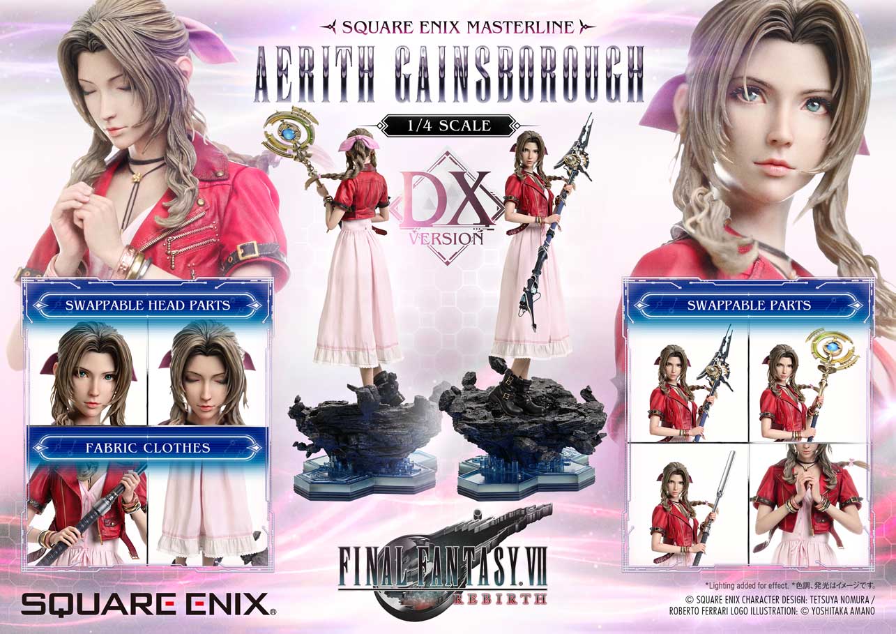 PRE ORDER - Prime 1 Studio Square Enix Masterline Final Fantasy VII Rebirth 1/4 Scale AERITH GAINSBOROUGH SEM-10 SEM-10DX