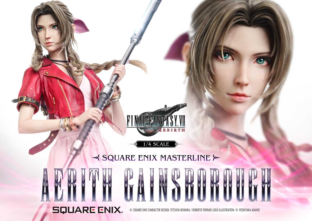 PRE ORDER - Prime 1 Studio Square Enix Masterline Final Fantasy VII Rebirth 1/4 Scale AERITH GAINSBOROUGH SEM-10 SEM-10DX