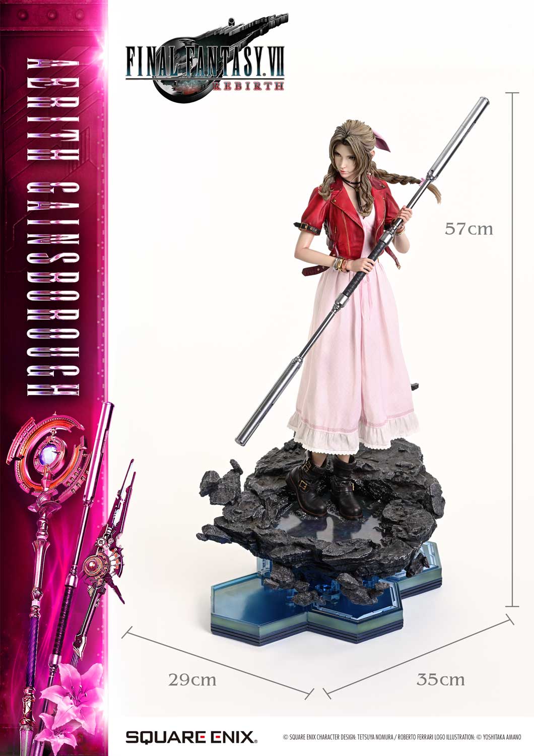 PRE ORDER - Prime 1 Studio Square Enix Masterline Final Fantasy VII Rebirth 1/4 Scale AERITH GAINSBOROUGH SEM-10 SEM-10DX