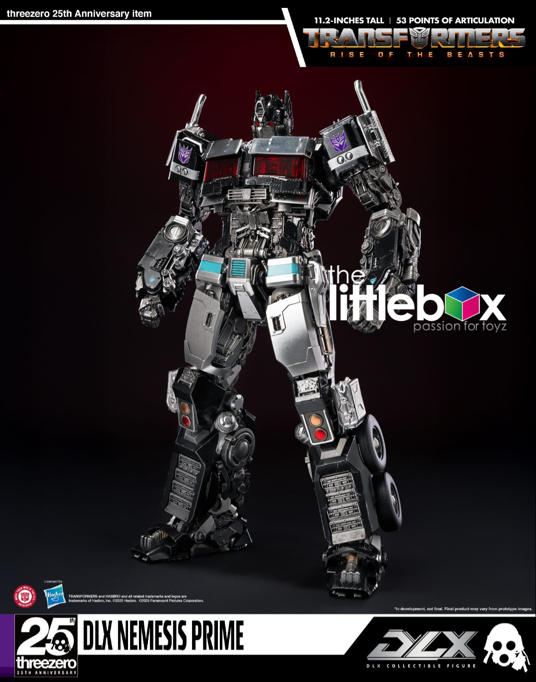 Threezero Transformer:  DLX Nemesis Prime Rise of the Beasts
