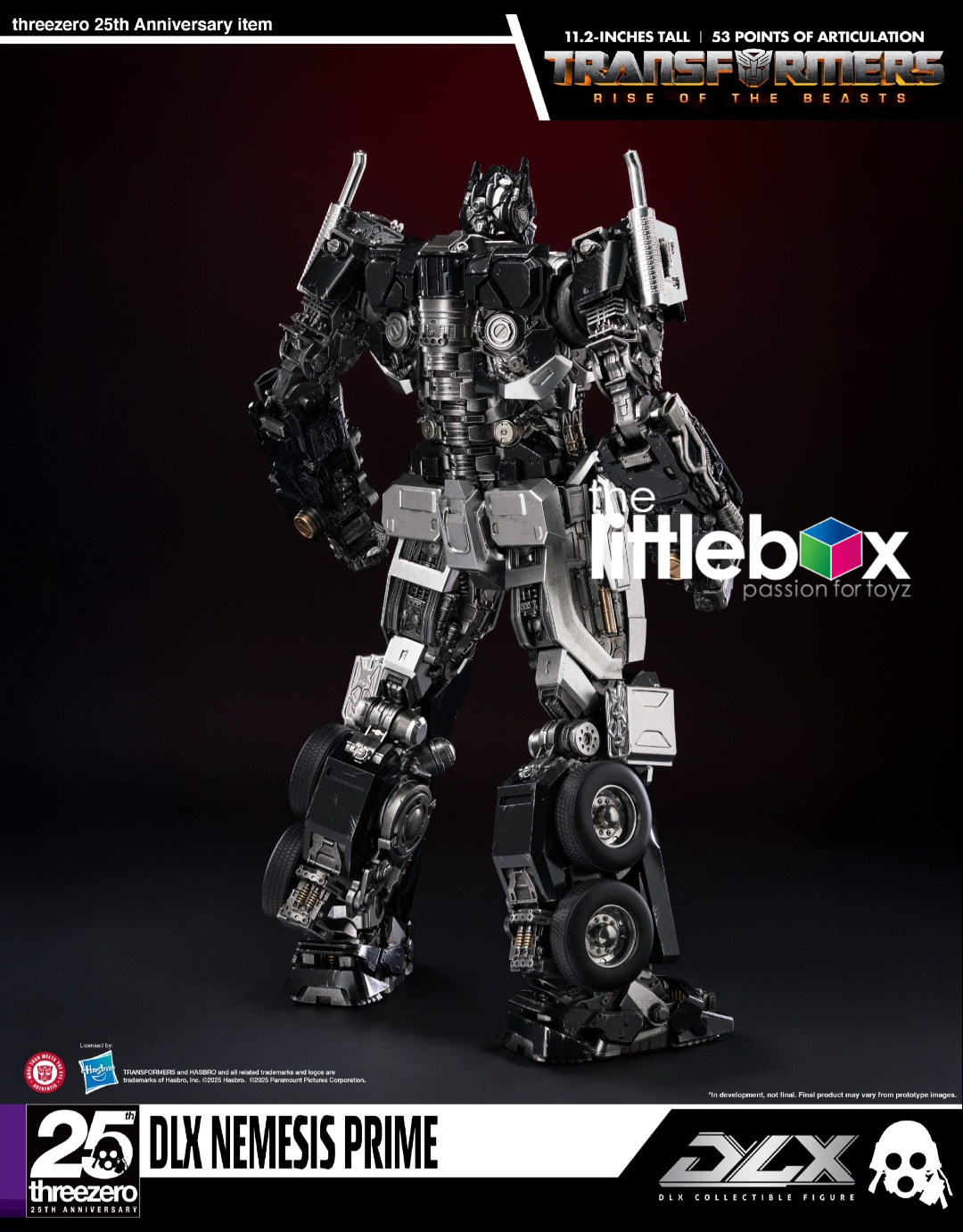 Threezero Transformer:  DLX Nemesis Prime Rise of the Beasts