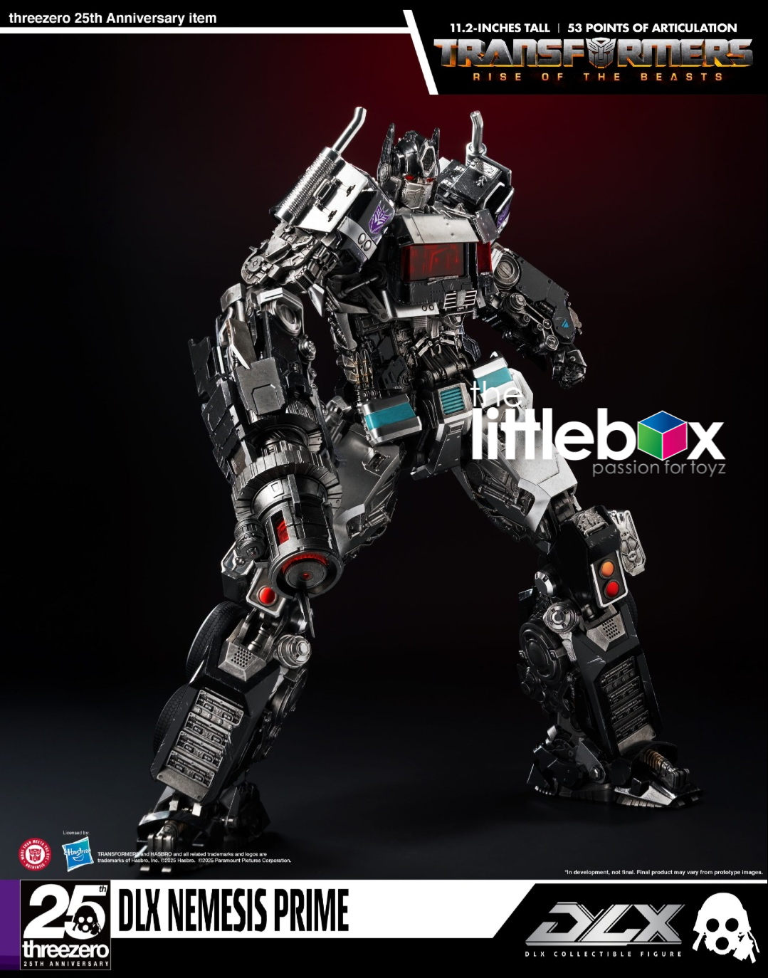 Threezero Transformer:  DLX Nemesis Prime Rise of the Beasts