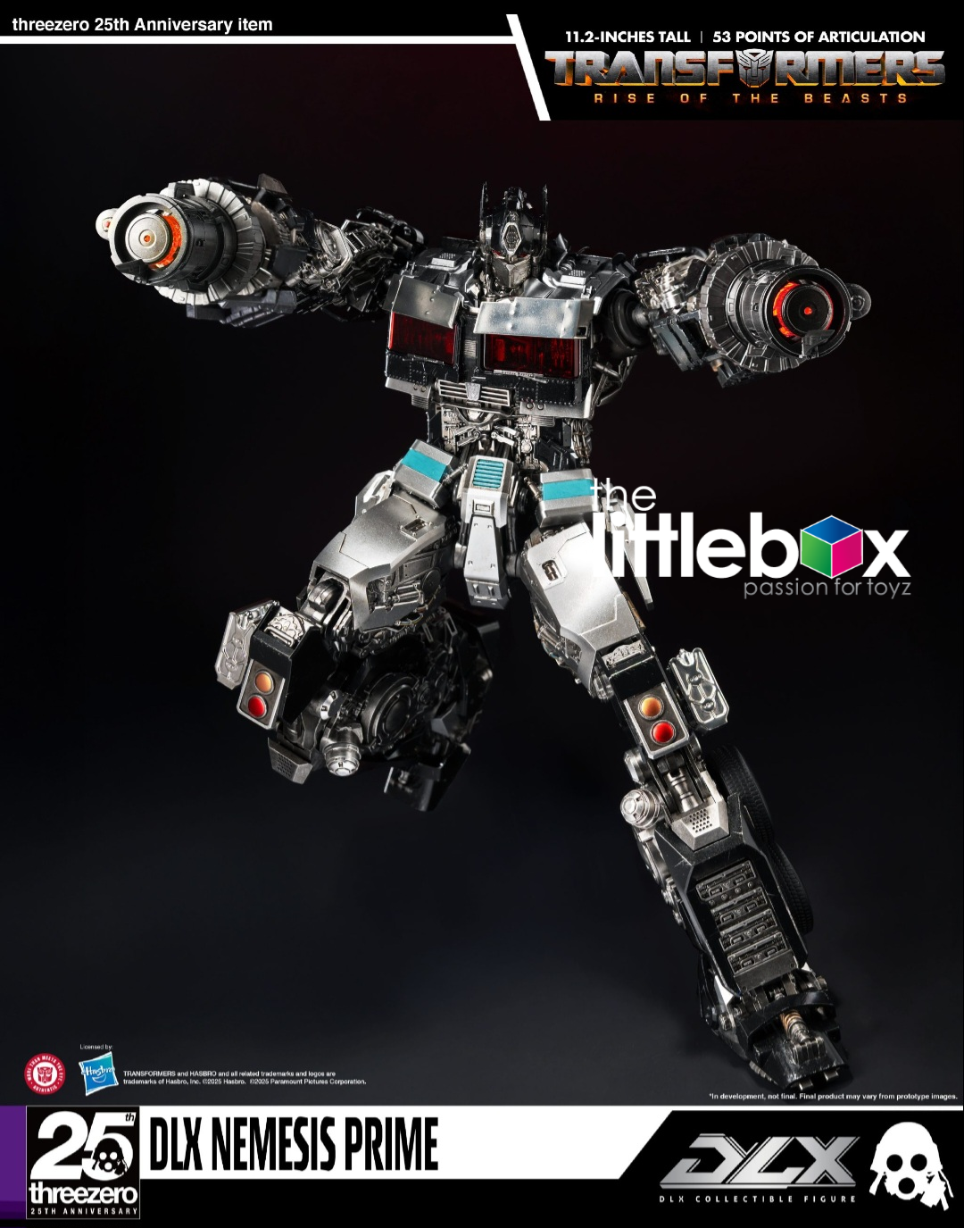 Threezero Transformer:  DLX Nemesis Prime Rise of the Beasts