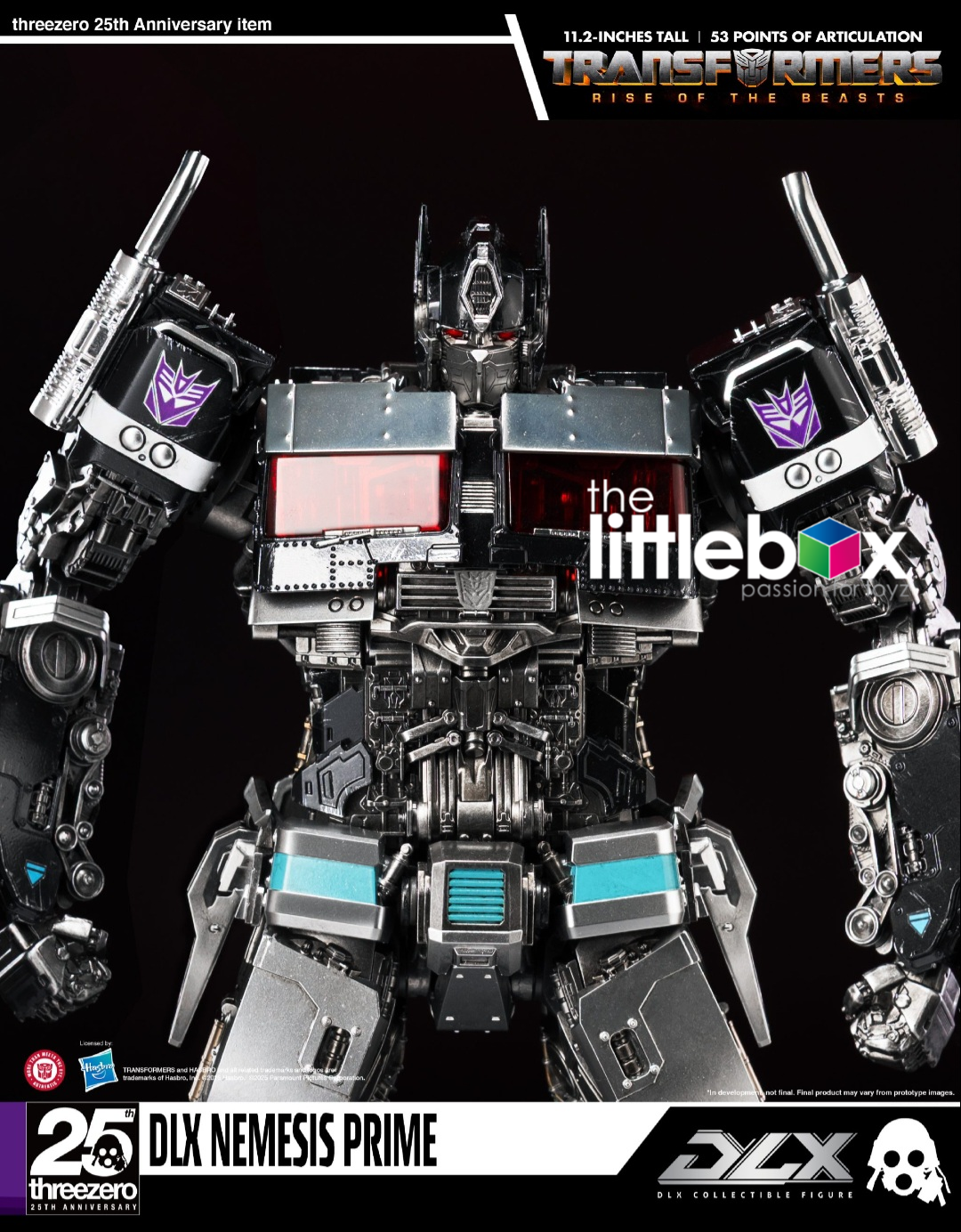 Threezero Transformer:  DLX Nemesis Prime Rise of the Beasts