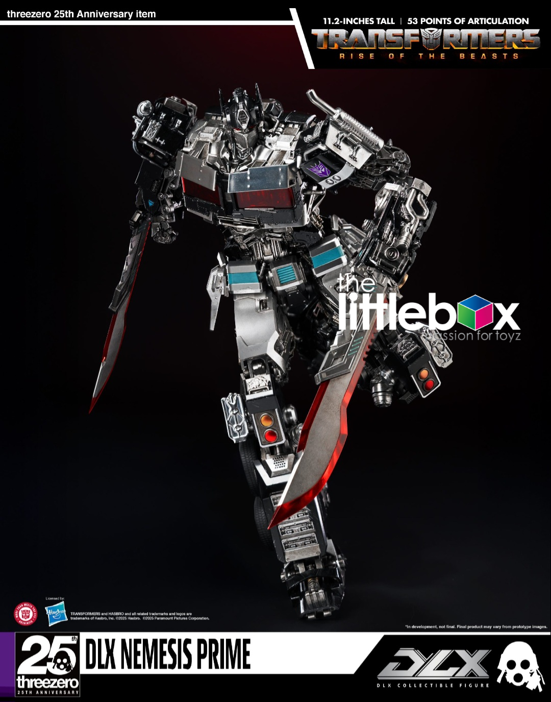 Threezero Transformer:  DLX Nemesis Prime Rise of the Beasts