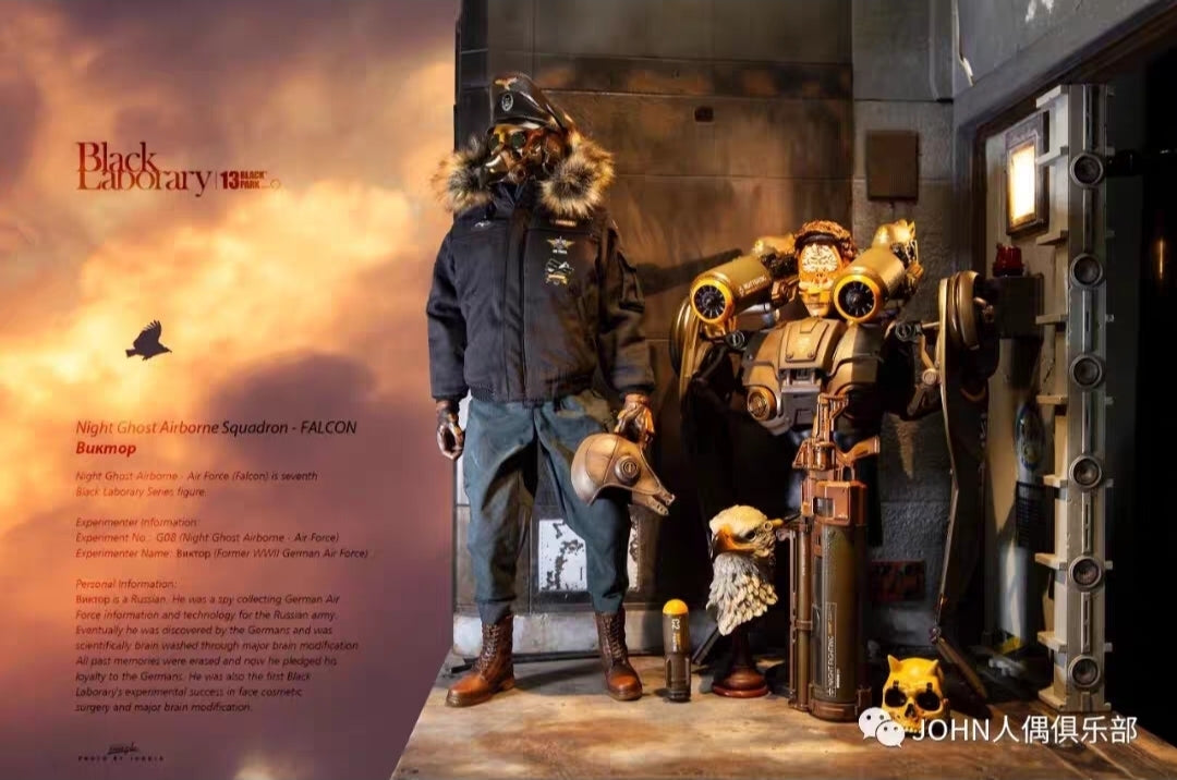 Black 13 Park White Eagle Black Laboratory 1/6 Action Figure