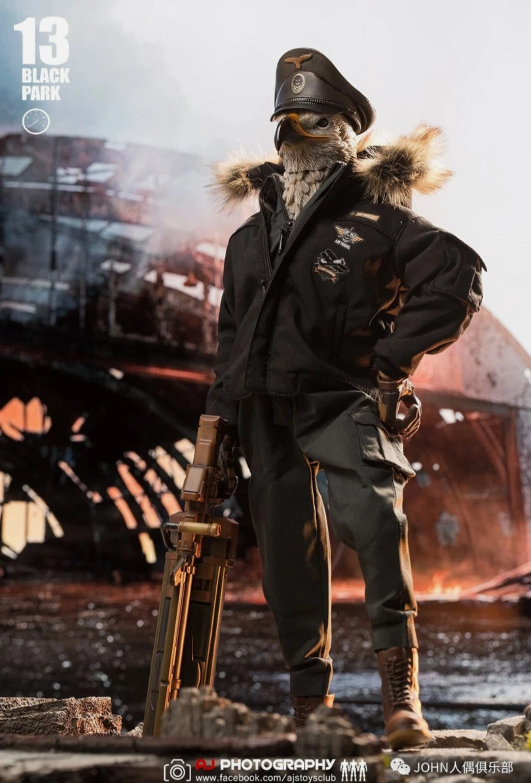 Black 13 Park White Eagle Black Laboratory 1/6 Action Figure