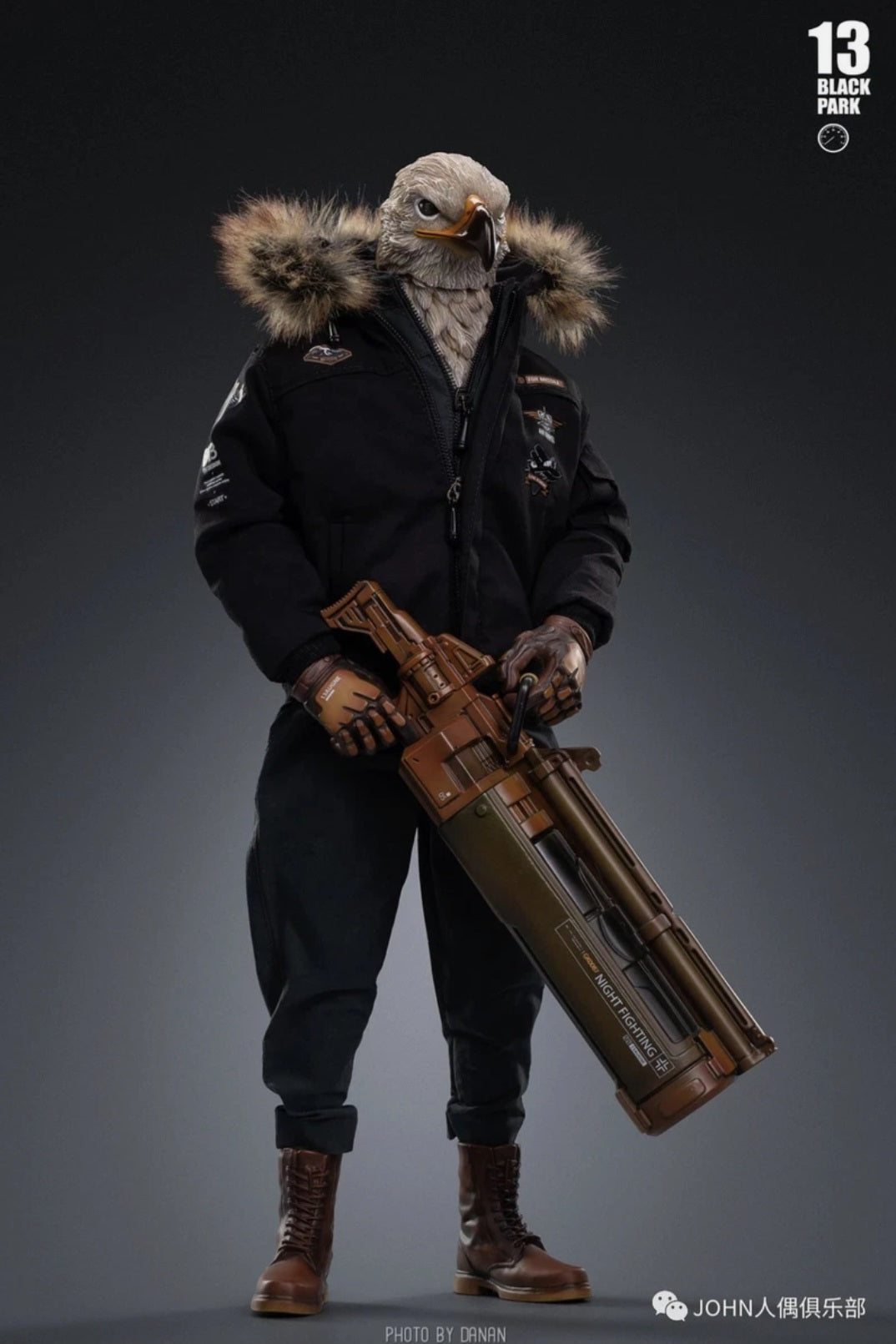 Black 13 Park White Eagle Black Laboratory 1/6 Action Figure