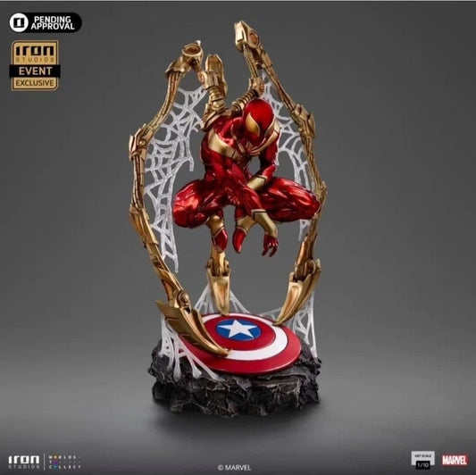 2024 Exclusive ! Iron Studio 1/10 Iron Spider