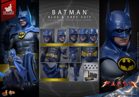 Exclusive ! Hot Toys MMS834 Batman Blue Grey Suit
