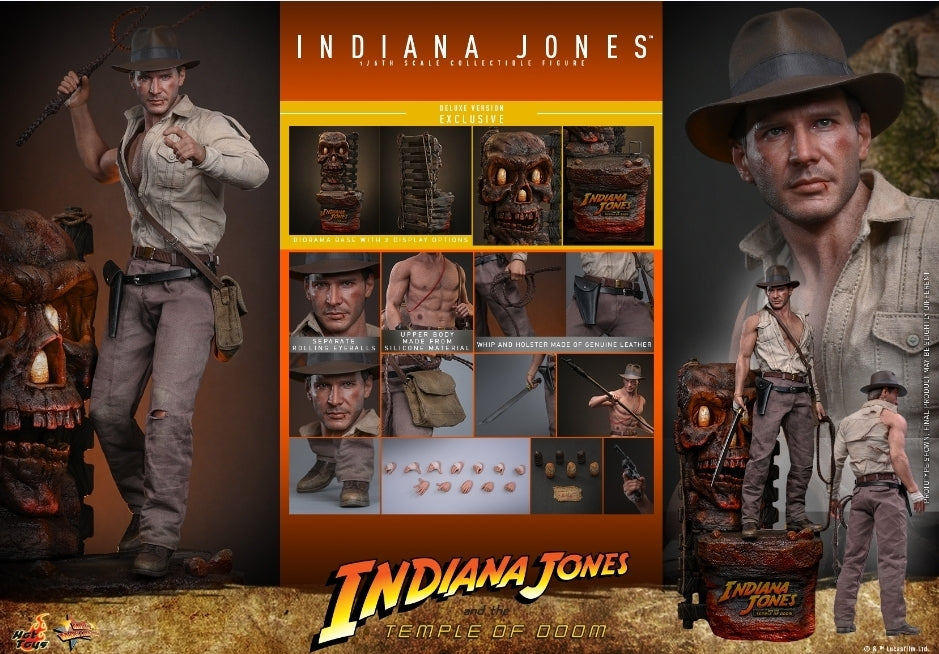 Hot Toys MMS861 - Indiana Jones And the Temple of Doom - 1/6th scale Indiana Jones Collectible Figure