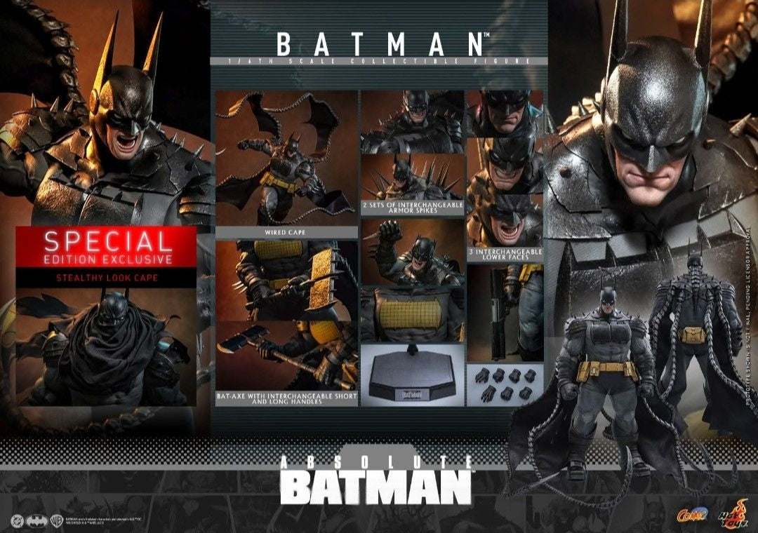 Exclusive Hot Toys Absolute Batman CMS030B