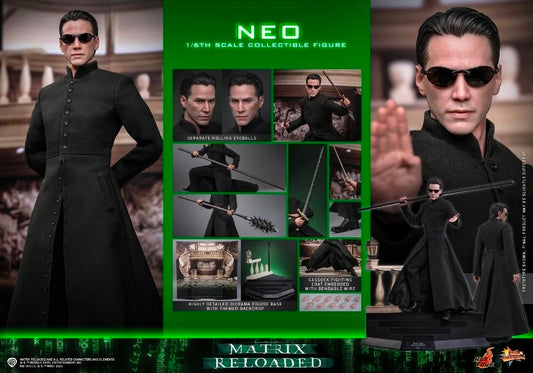Hot Toys MMS868 – The Matrix Reloaded – 1/6 scale Neo Collectible Figure