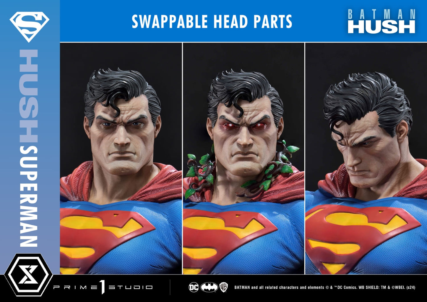 BACK ORDER - Prime 1 Studio UPMDC-10 Batman: Hush (Comics) Superman 1/4 Scale Statue