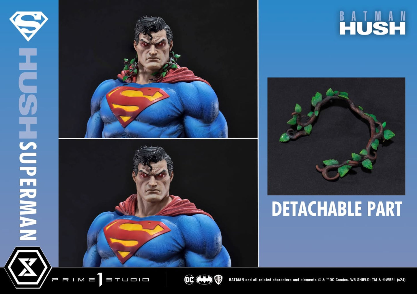 BACK ORDER - Prime 1 Studio UPMDC-10 Batman: Hush (Comics) Superman 1/4 Scale Statue