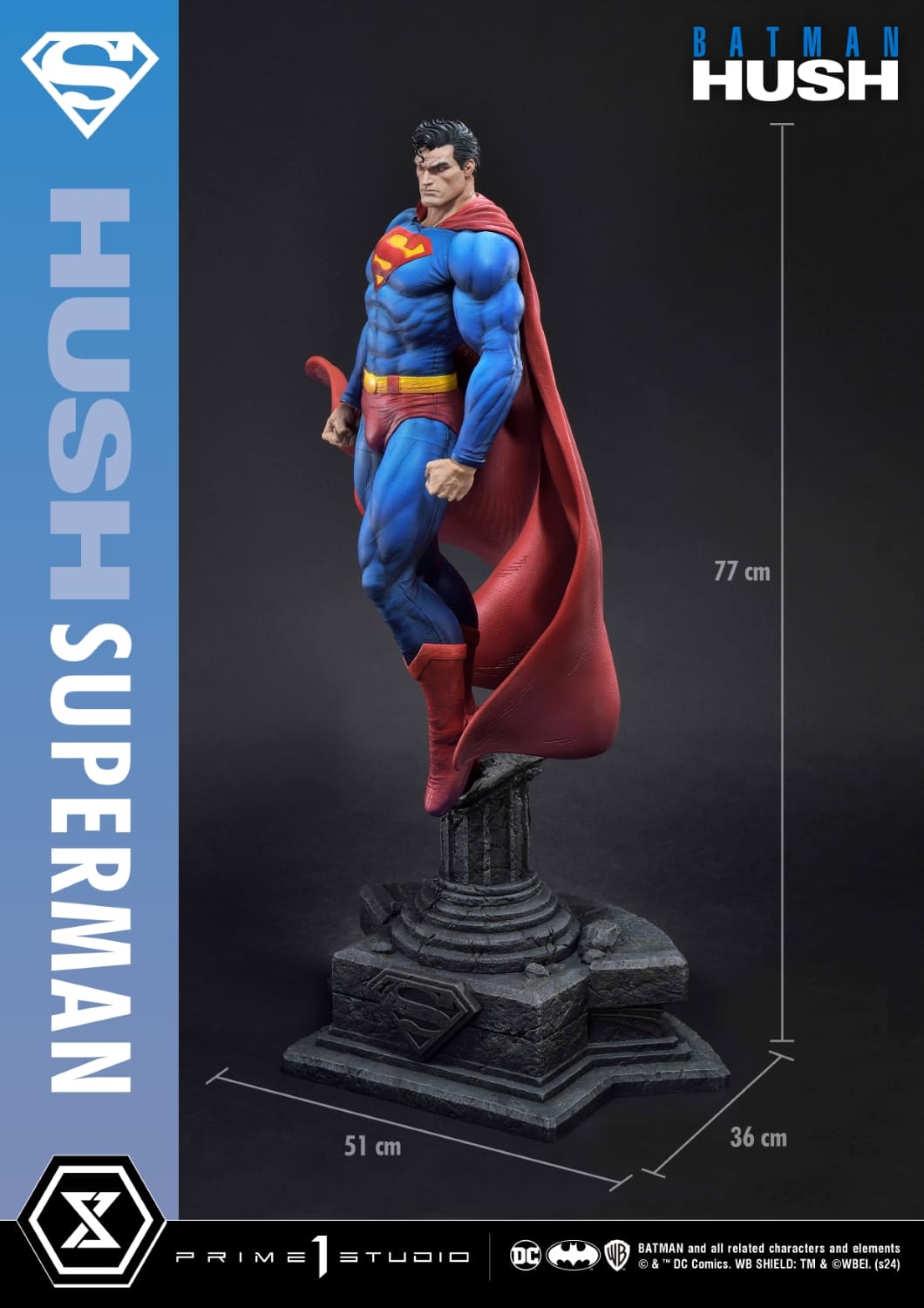 BACK ORDER - Prime 1 Studio UPMDC-10 Batman: Hush (Comics) Superman 1/4 Scale Statue