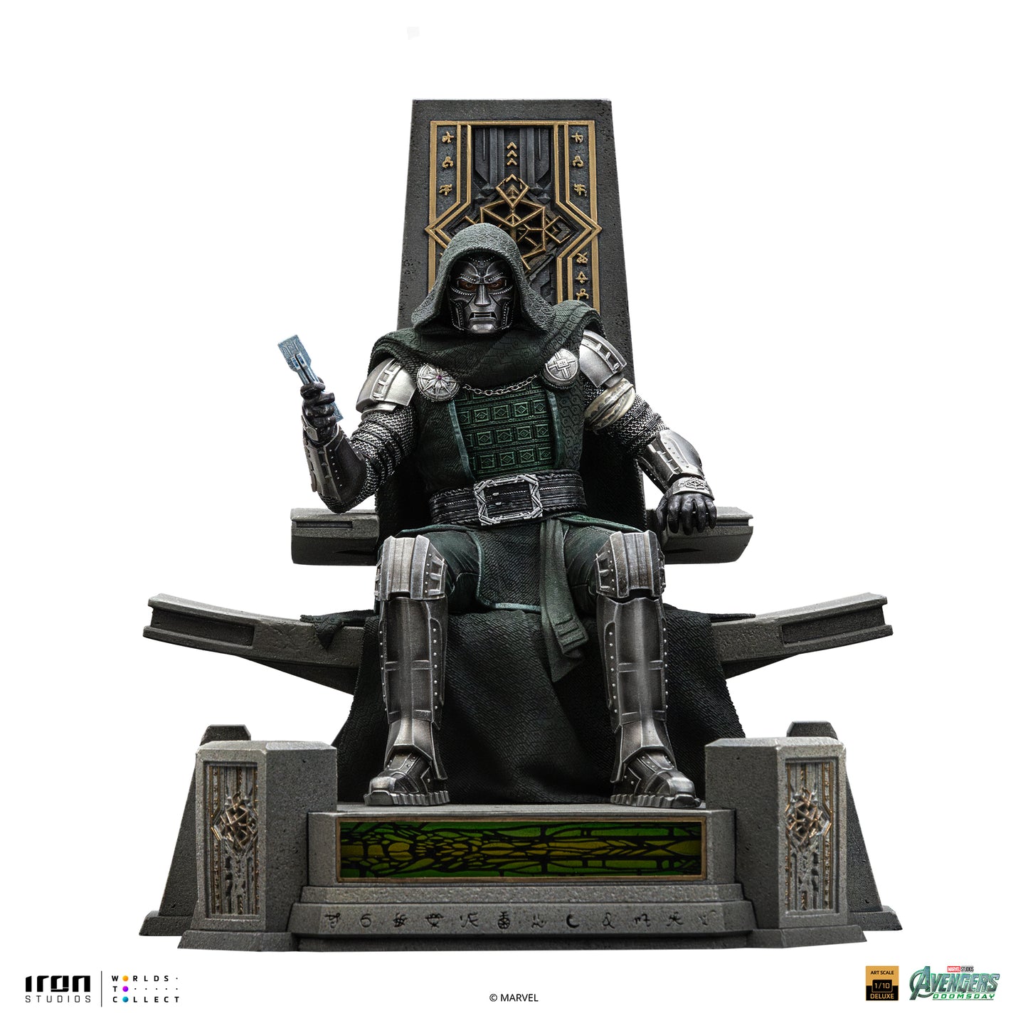 PRE ORDER - Iron Studio Doctor Doom on Throne - Avengers: Doomsday - Art Scale 1/10