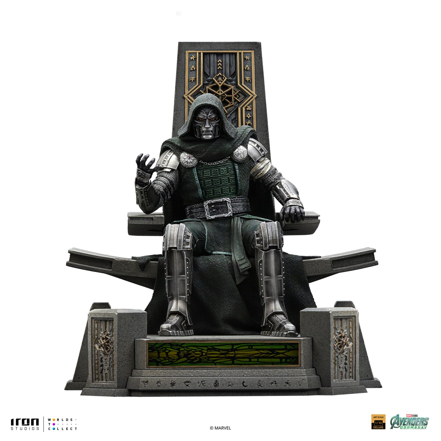 PRE ORDER - Iron Studio Doctor Doom on Throne - Avengers: Doomsday - Art Scale 1/10