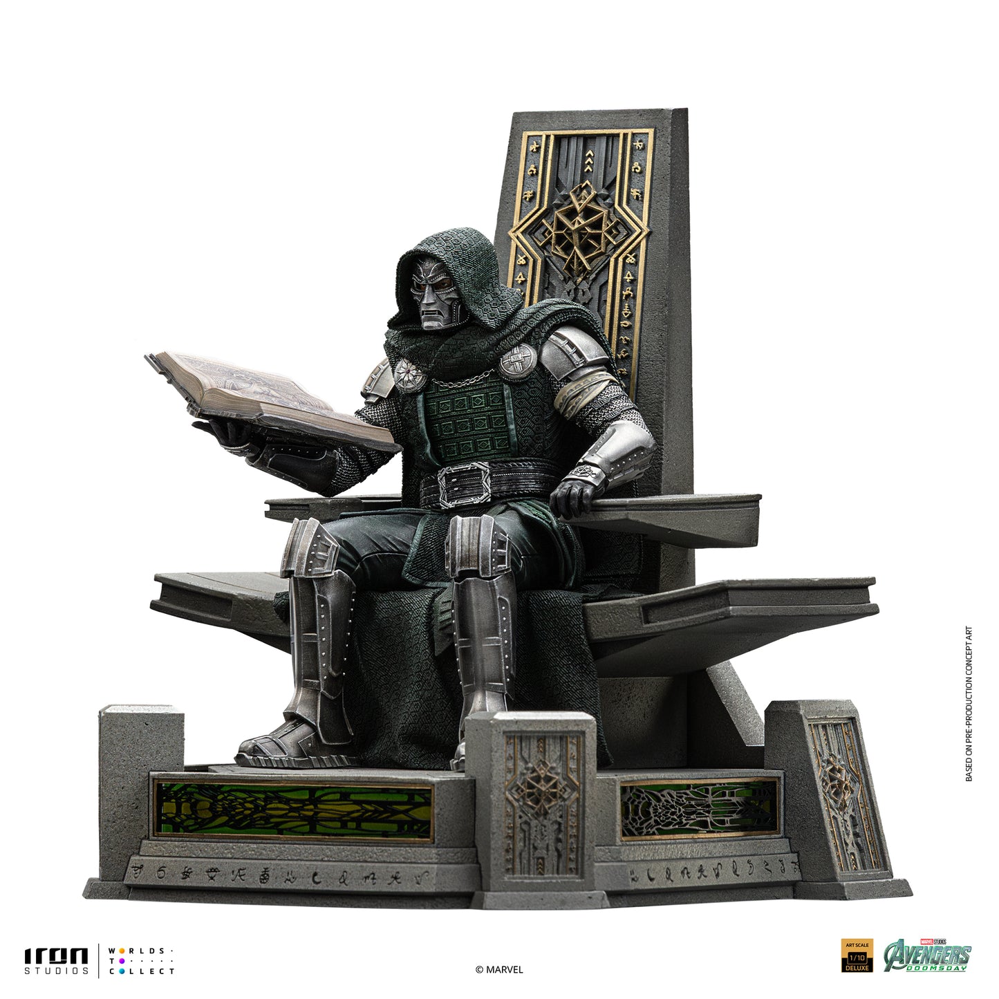 PRE ORDER - Iron Studio Doctor Doom on Throne - Avengers: Doomsday - Art Scale 1/10