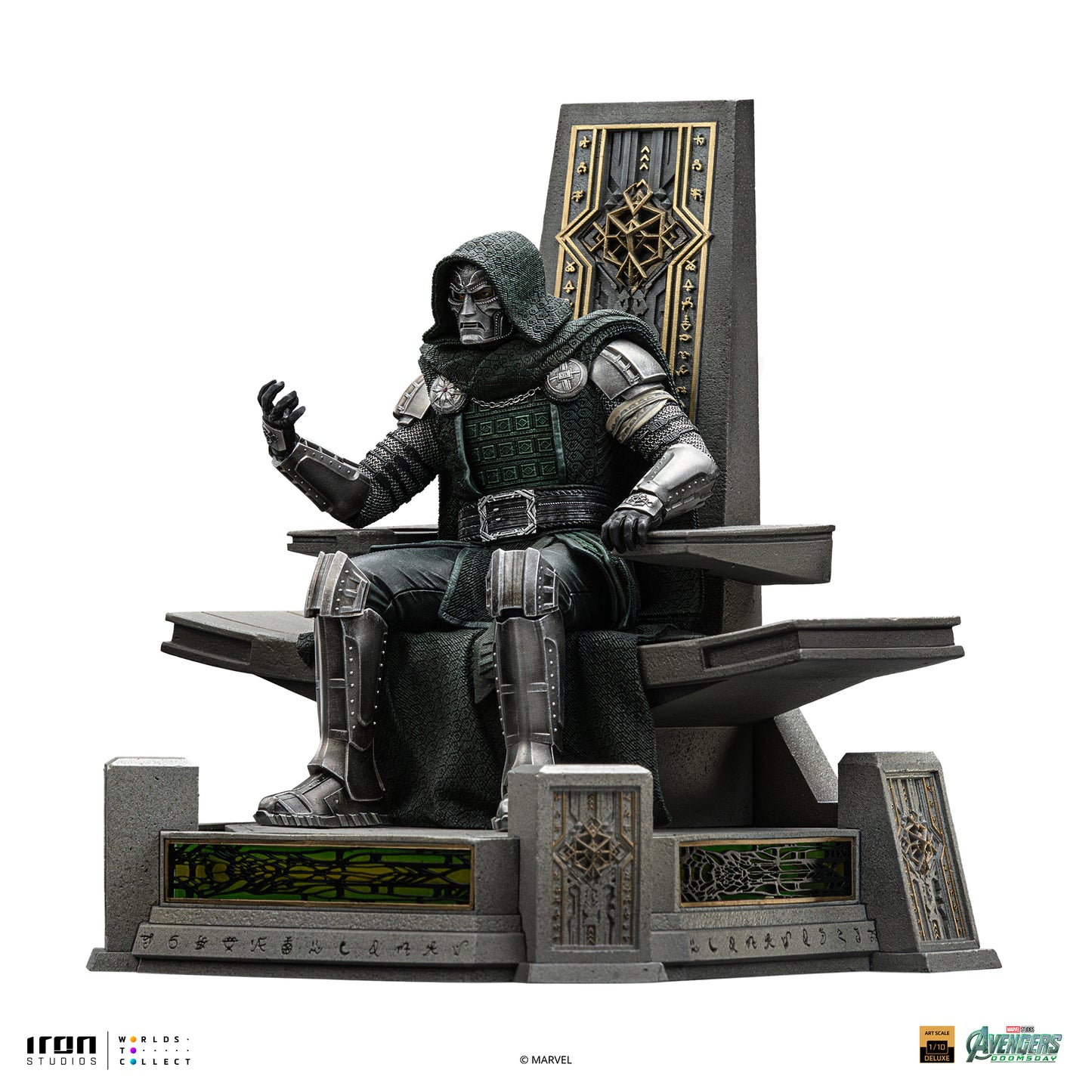 PRE ORDER - Iron Studio Doctor Doom on Throne - Avengers: Doomsday - Art Scale 1/10