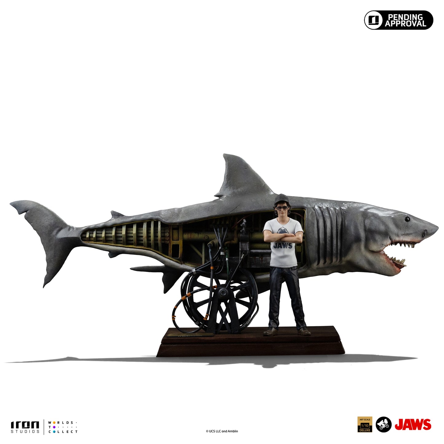Iron Studio Steven Spielberg (Jaws 50th Anniversary) - Jaws - Art Scale 1/10 Statue