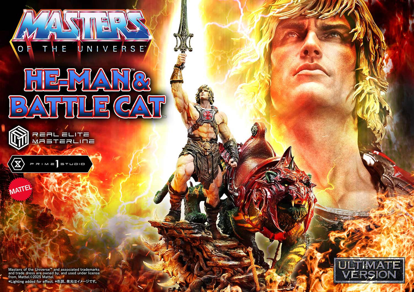 Prime 1 Studio Master of the Universe - He Man and Battle Cat REMMOU-01UT