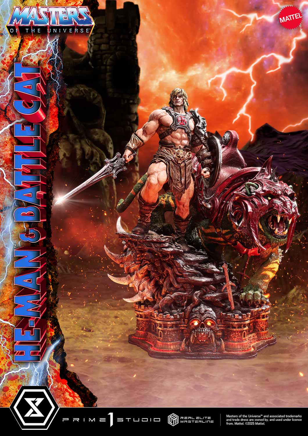 Prime 1 Studio Master of the Universe - He Man and Battle Cat REMMOU-01