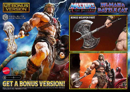 Prime 1 Studio Master of the Universe - He Man and Battle Cat REMMOU-01UTS