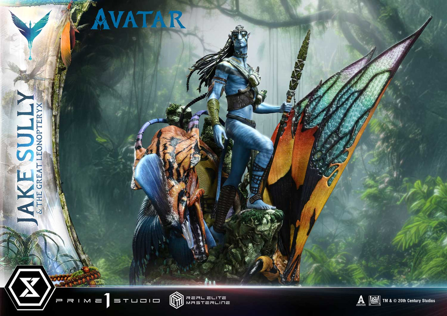 Prime 1 Studio REMAVTR-01 Avatar Jake Sully & The Great Leonopteryx
